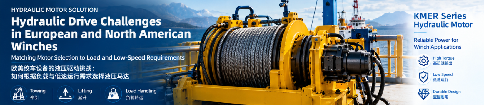Najnowsze blogi firmy Wyzwania napędu hydraulicznego w europejskich i północnoamerykańskich wyciągarkach: dopasowanie wyboru silnika do wymagań obciążenia i niskich prędkości