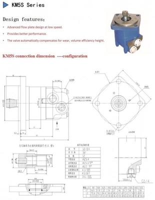 KM5 490ml/R Sauer  Hydraulic Motor  Hydro Motor